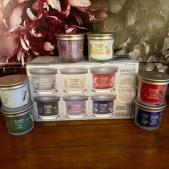 NEW Yankee Candles SIX Small Single Wick 4.3oz - Picture 1 of 2